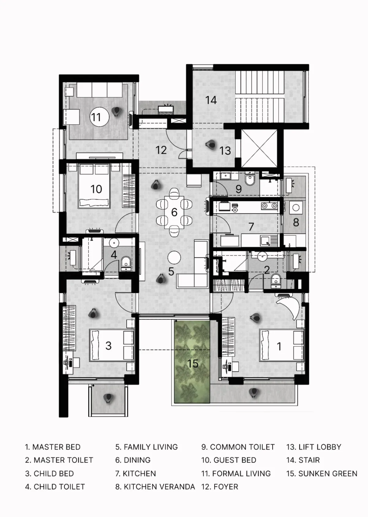 5th Floor Plan